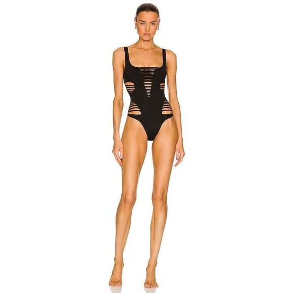 Agent Provocateur Dakotta Black Swimsuit AP3 Medium New - Picture 5 of 13